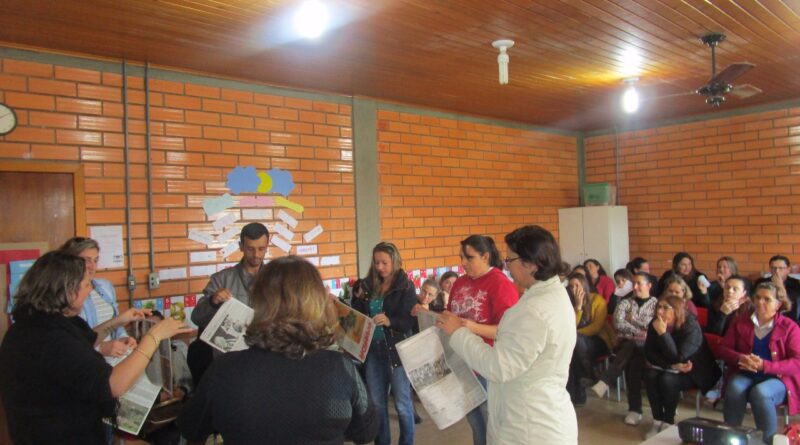 Foi um tempo de reflexão para os professores da rede municipal de ensino.